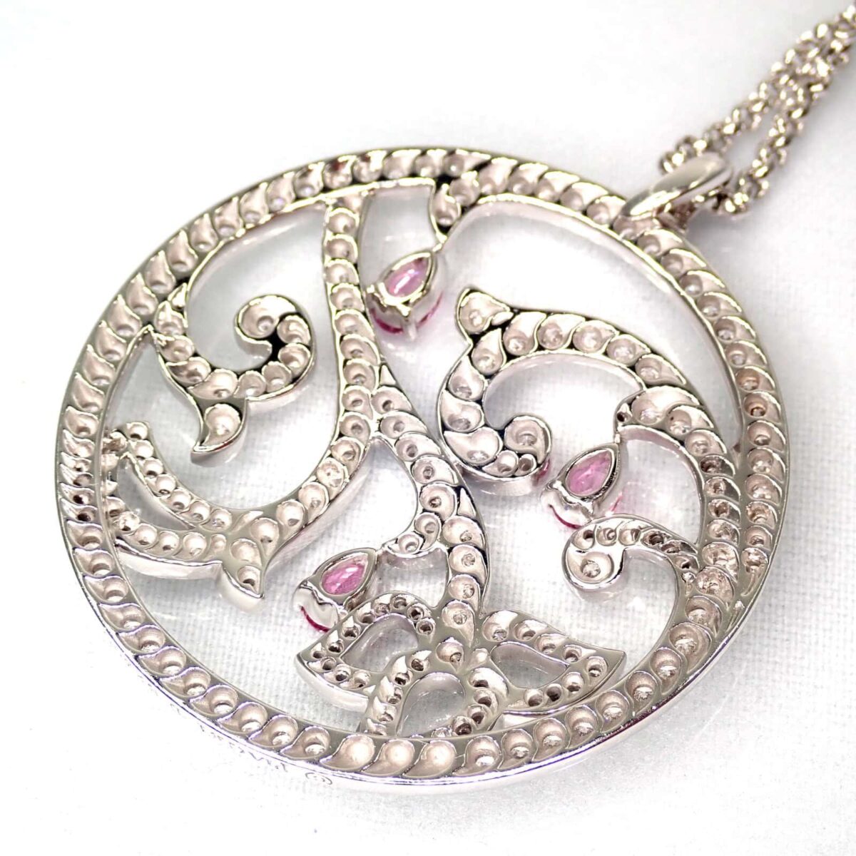 PIAGET ピアジェ ライムライト ダイヤモンド ピンクサファイア ネックレス