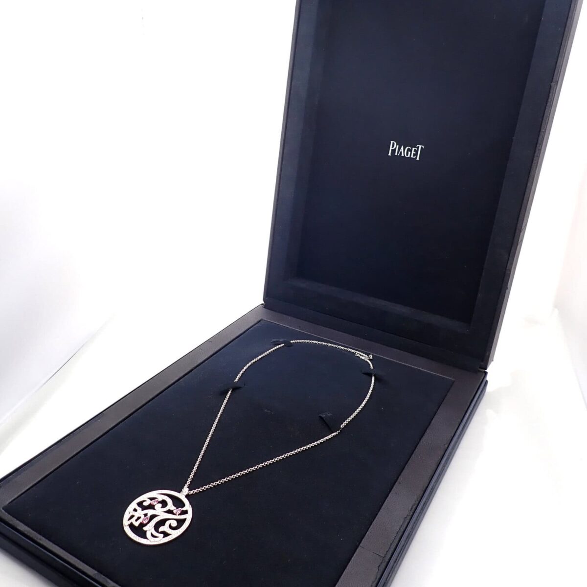PIAGET ピアジェ ライムライト ダイヤモンド ピンクサファイア ネックレス