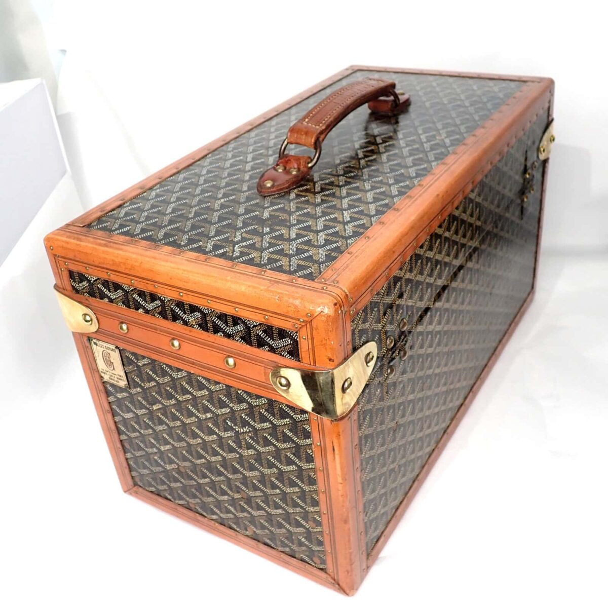 【希少】ゴヤールヴィンテージトランクケース1930年代 GOYARD 希少】ゴヤールヴィンテージトランクケース1930年代 GOYARD