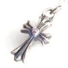 P4060084 クロス エメラルド 約0.1ct シルバー925 ネックレス