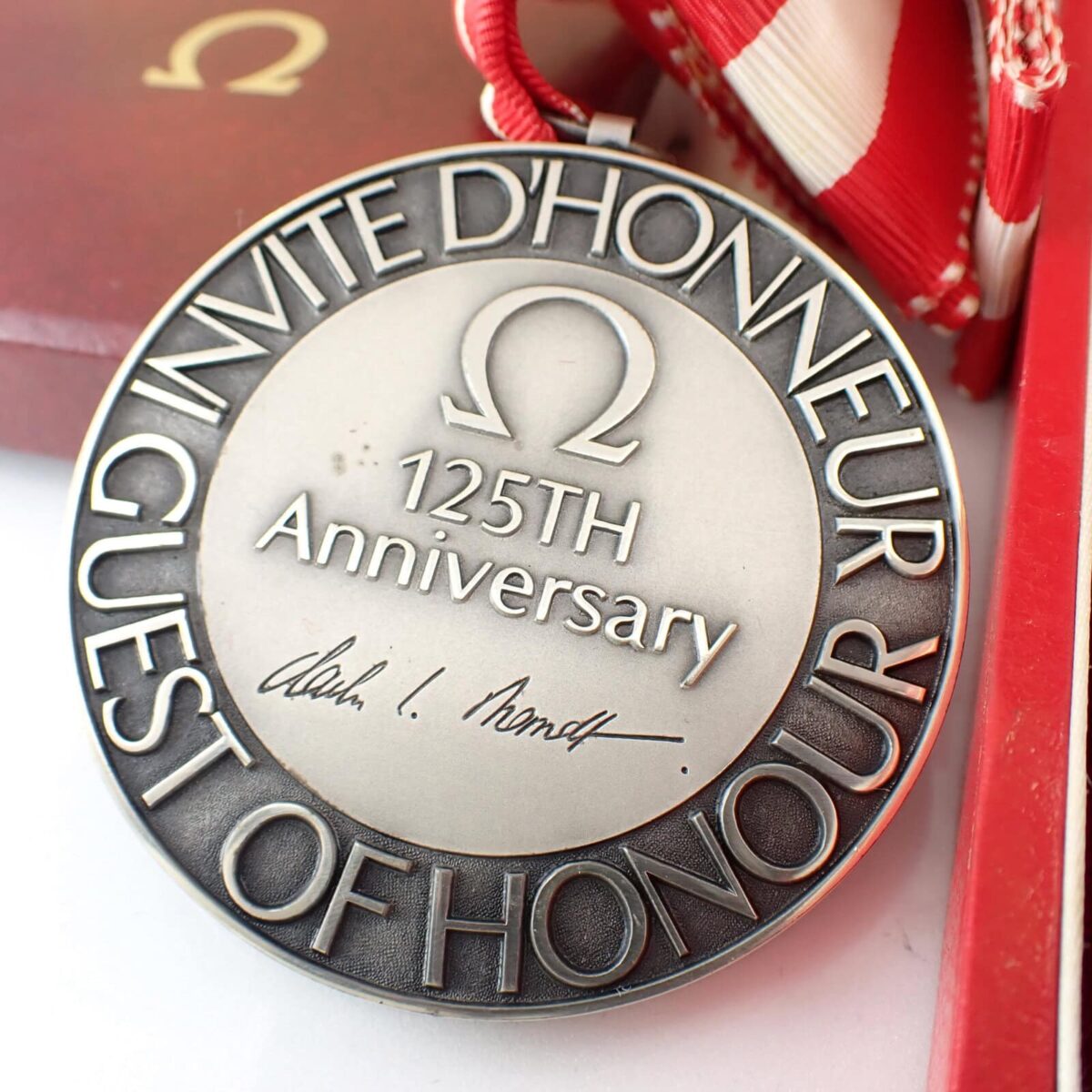 OMEGA コンステレーション 125th 記念モデル メンズ レディース2本セット メダル付き