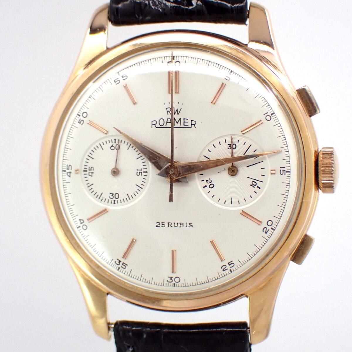 ROAMER ローマー クロノグラフ Ref,2678 バルジュー23 ピンクゴールド