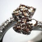 DAMIANI ダミアーニ フラワーシリーズ ブラウン ダイヤモンド リング WG 12.5号