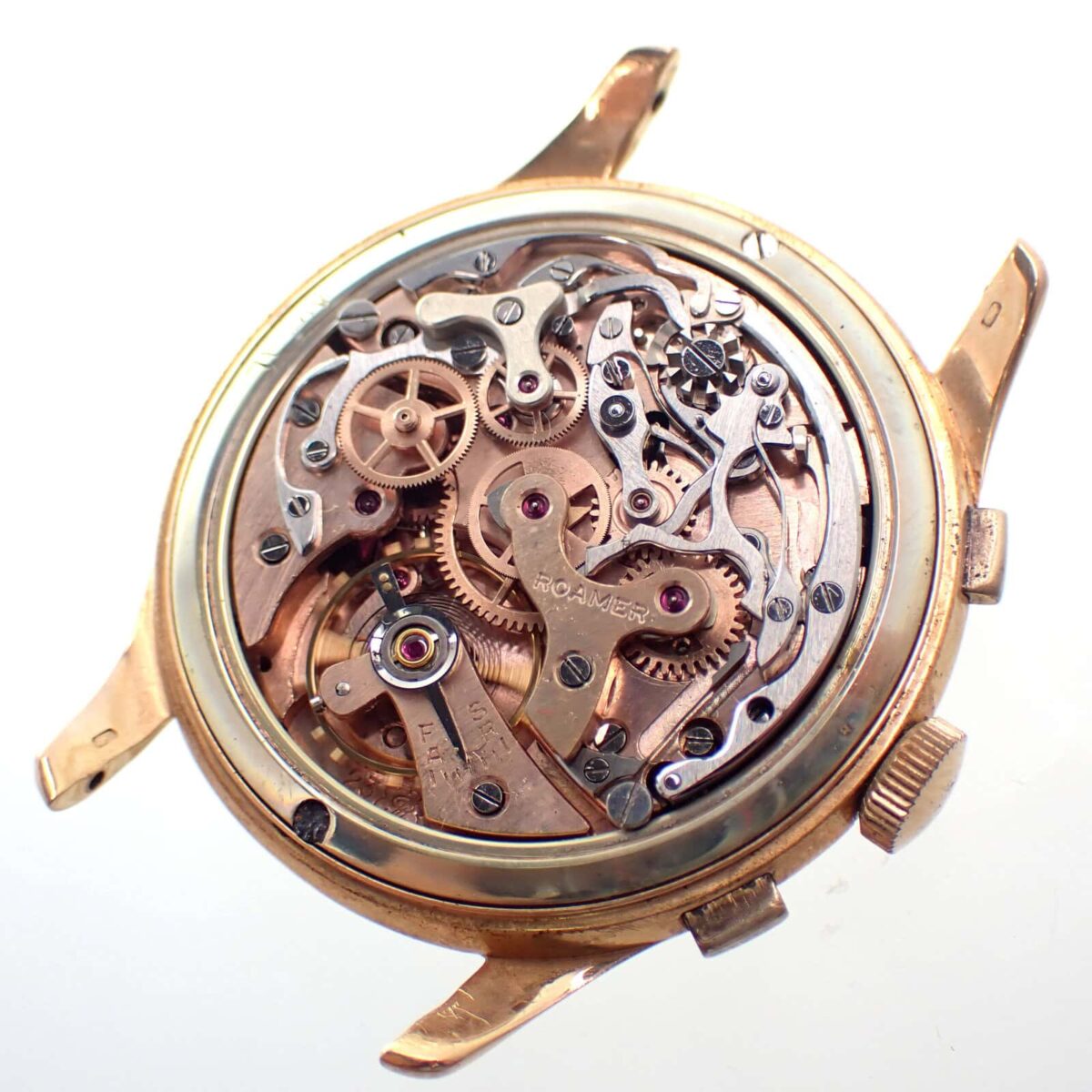 ROAMER ローマー クロノグラフ Ref,2678 バルジュー23 ピンクゴールド