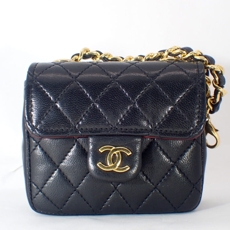 特別プライス CHANEL シャネル ミニミニ マトラッセ ポーチ チャーム