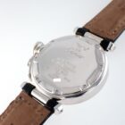 007-2 耐水性の高いポール&カルティエの自動巻き腕時計の裏面画像.