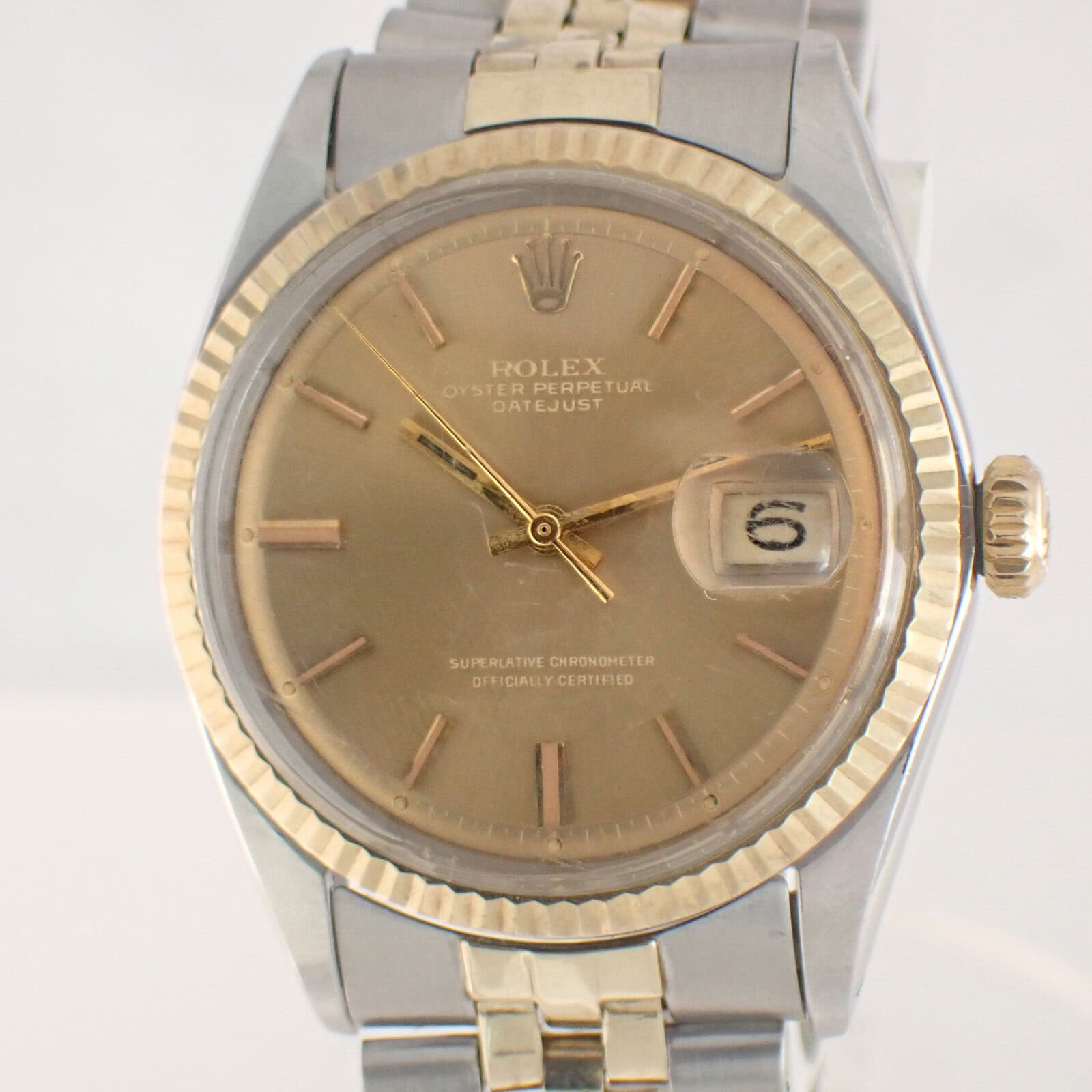 ROLEX ロレックス デイトジャスト 1601 ゴースト文字盤 1970年