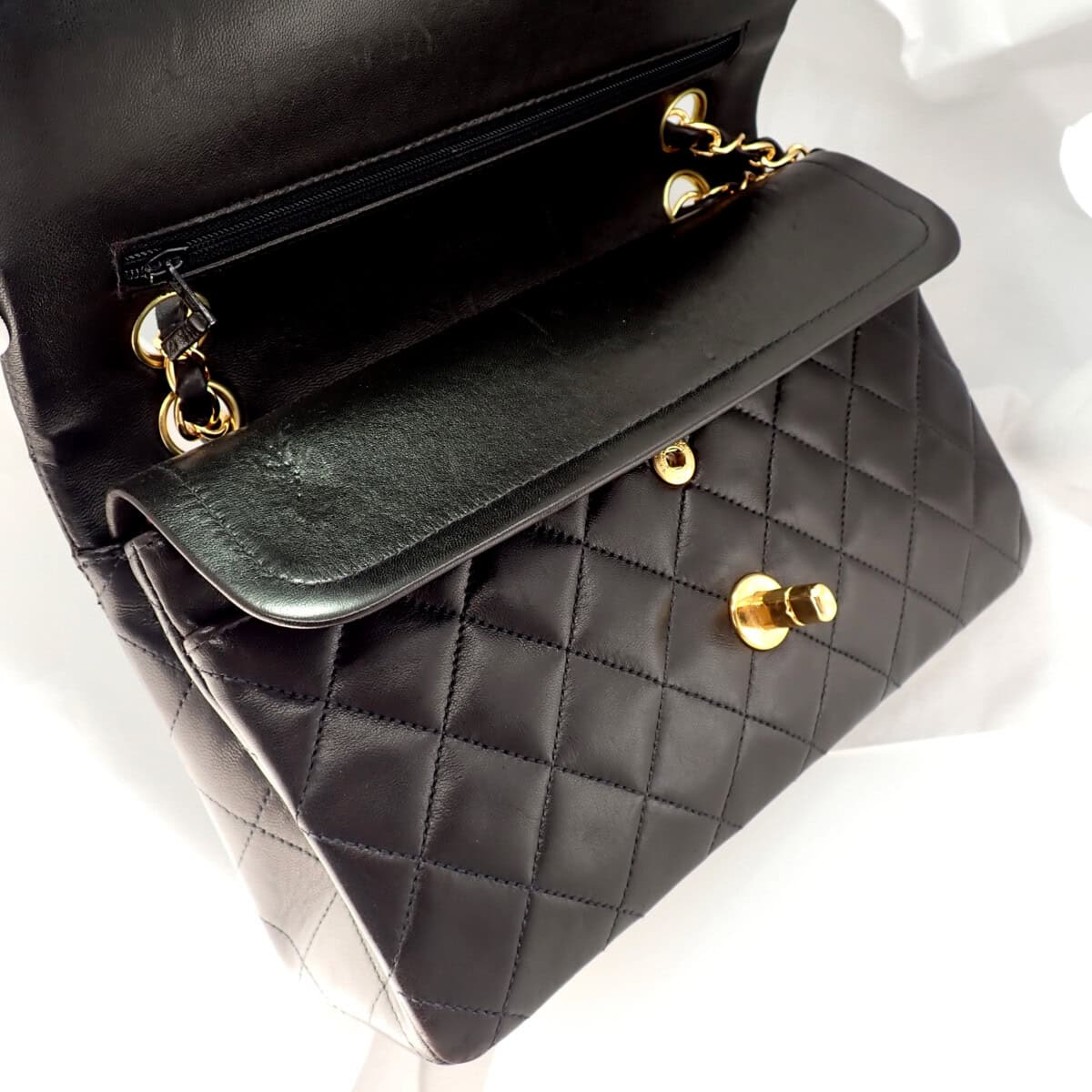 CHANEL Double Flap Matelasse シャネル マトラッセ Wフラップ 23 ラムスキン
