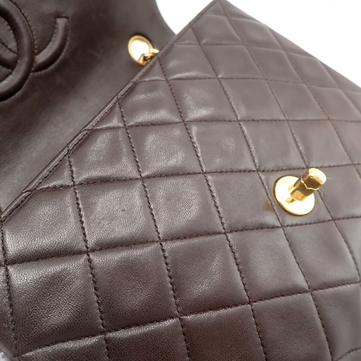 CHANEL Matelasse 20 Chain Shoulder Brown シャネル マトラッセ20 ラムスキン ブラウン
