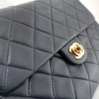 CHANEL Matelasse 20 Chain Shoulder navy シャネル マトラッセ20 ラムスキン ネイビー