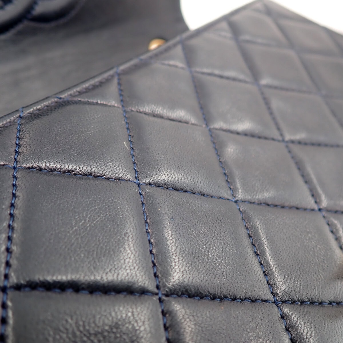 CHANEL Matelasse 20 Chain Shoulder navy シャネル マトラッセ20 ラムスキン ネイビー