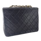CHANEL Matelasse 20 Chain Shoulder navy シャネル マトラッセ20 ラムスキン ネイビー