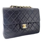 CHANEL Matelasse 20 Chain Shoulder navy シャネル マトラッセ20 ラムスキン ネイビー