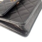 009-5 CHANEL Matelasse 14 Chain Shoulder シャネル マトラッセ14 ラムスキン ブラック