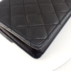 010-5 CHANEL Matelasse 14 Chain Shoulder シャネル マトラッセ14 ラムスキン ブラック