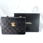 CHANEL Matelasse 14 Chain Shoulder シャネル マトラッセ14 ラムスキン ブラック