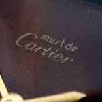 CARTIER Tank Must de CARTIER カルティエ マスト タンクLM Cal.2512 マーブルブラウン文字盤