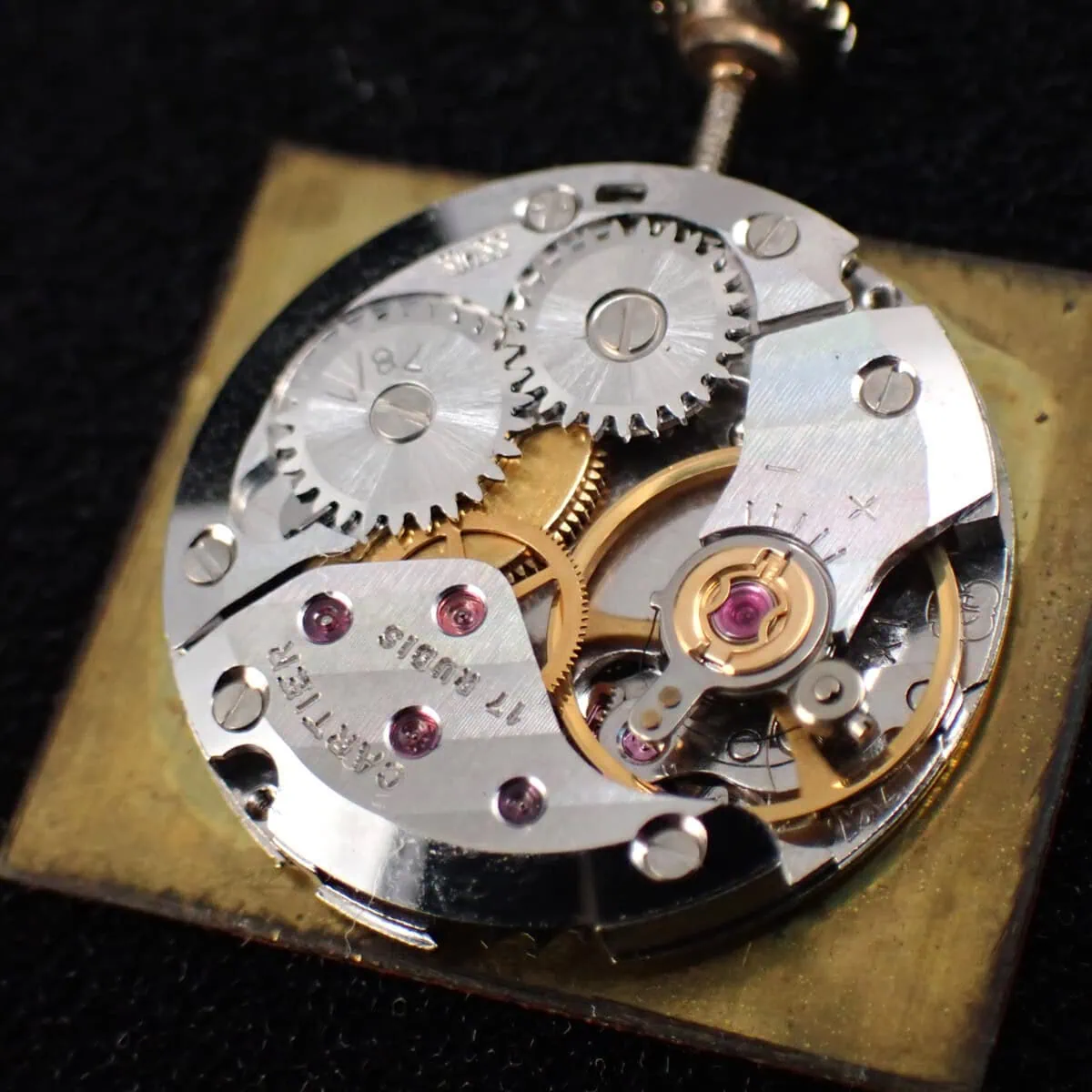CARTIER Tank Must de CARTIER カルティエ マスト タンクLM Cal.2512 マーブルブラウン文字盤