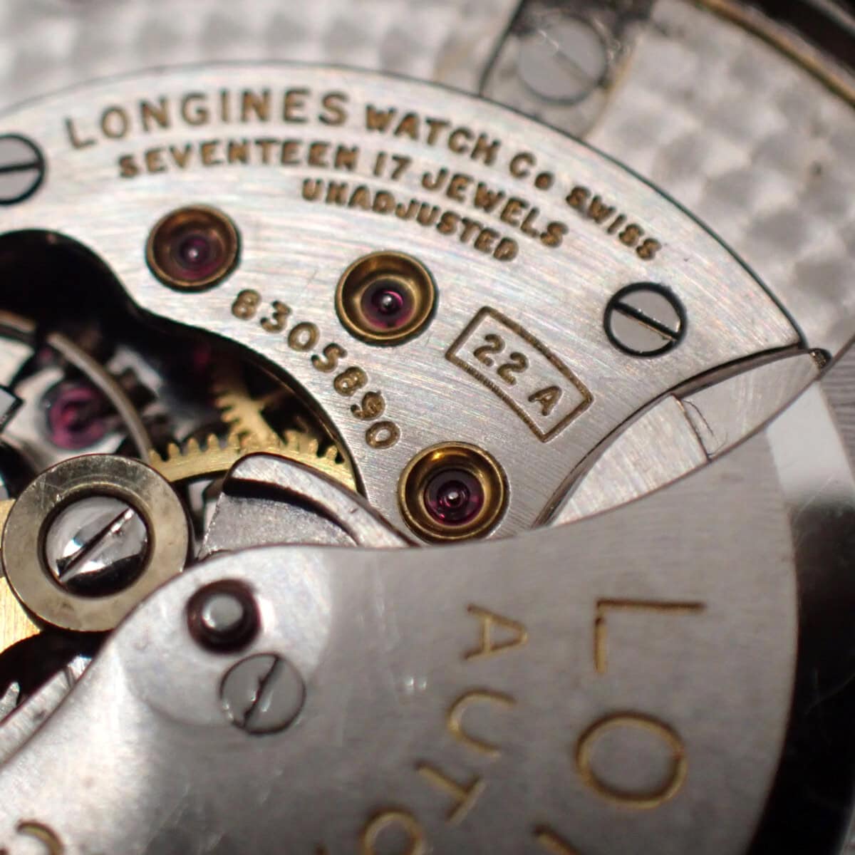 Longines caliber 22A ロンジン ラウンドケース スモールセコンド ロンジン初自動巻き ワズワース(Wadsworth)製ケース Cal,22A 1950年