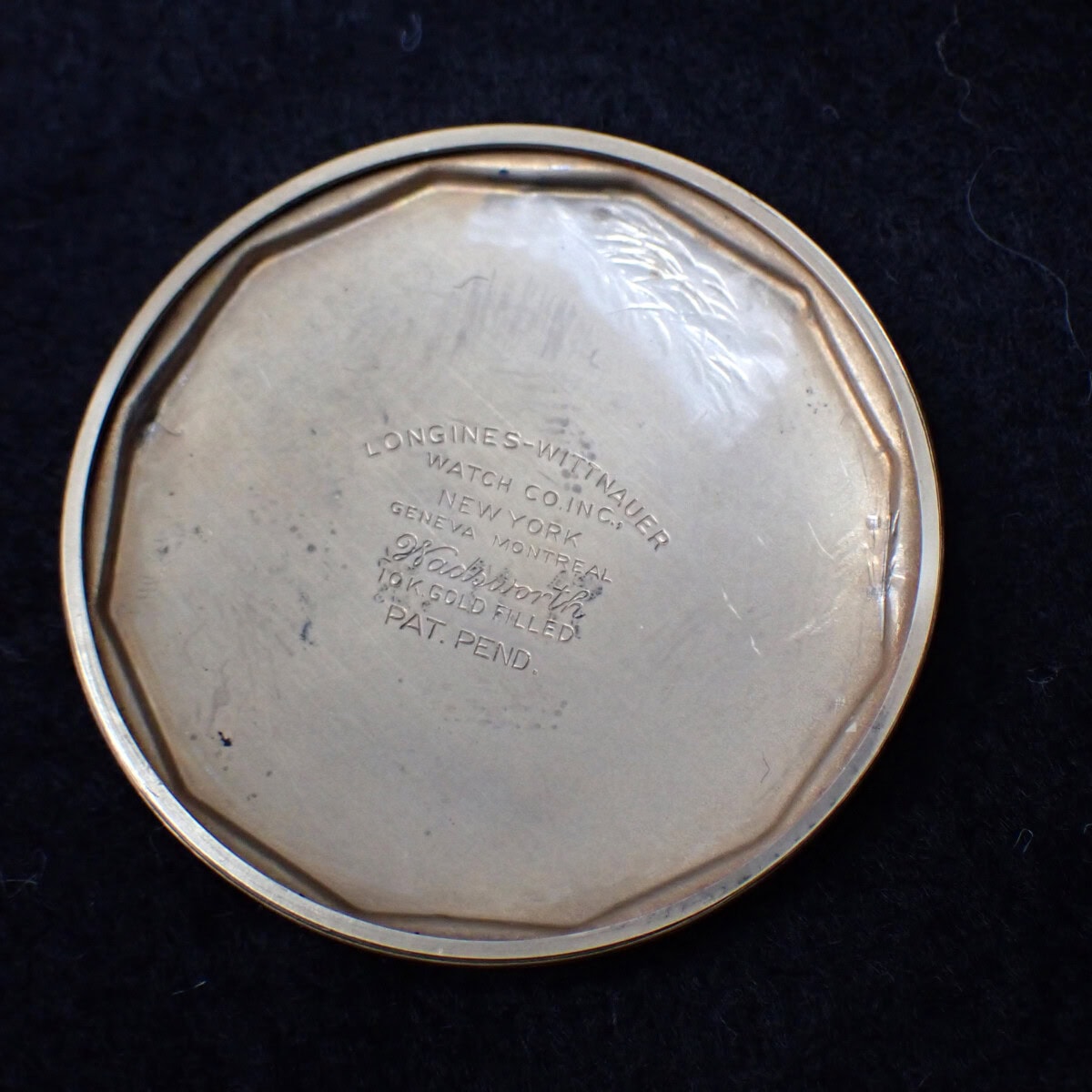 Longines caliber 22A ロンジン ラウンドケース スモールセコンド ロンジン初自動巻き ワズワース(Wadsworth)製ケース Cal,22A 1950年