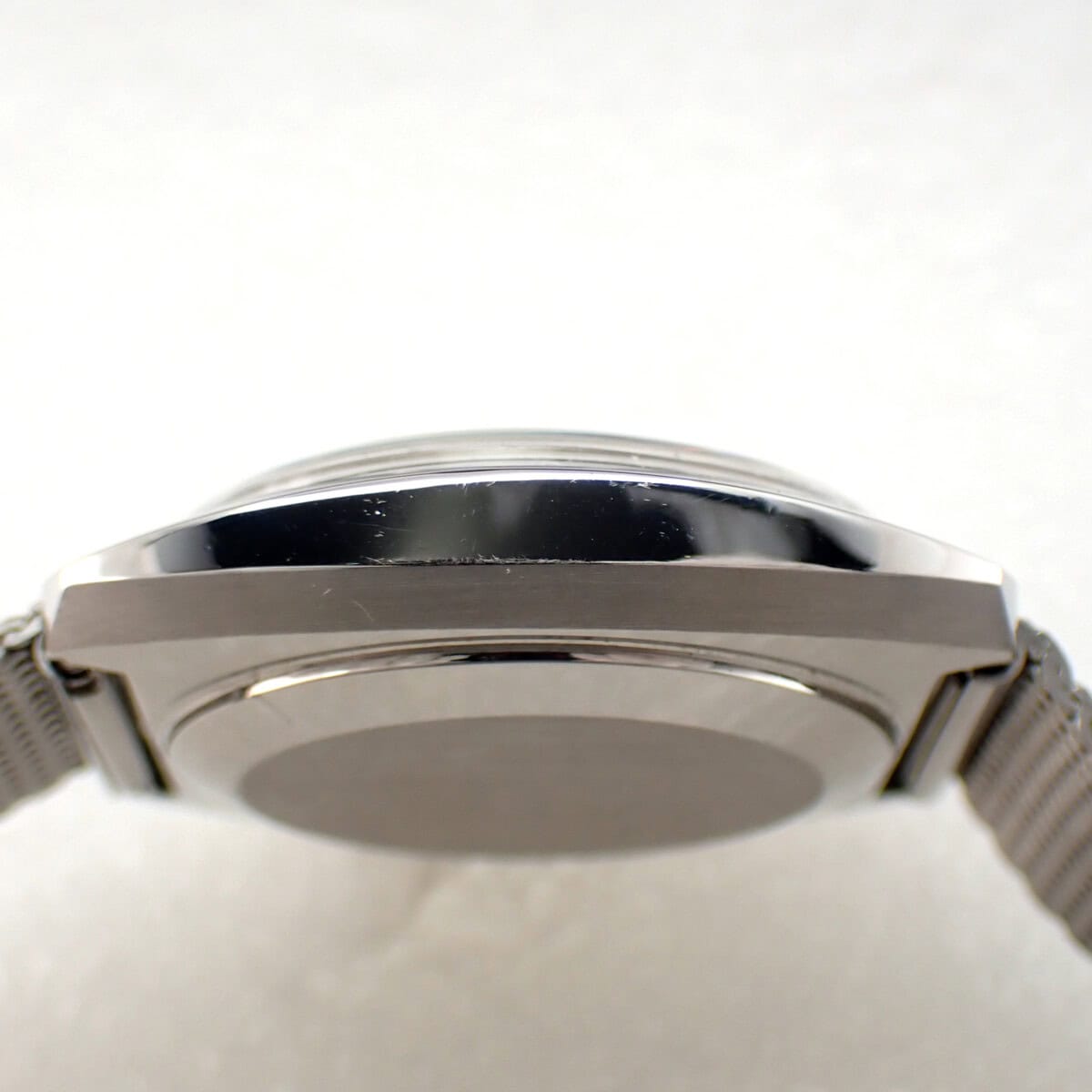 IWC クッションケース 純正ステンレスブレス Cal.854B ネイビー文字盤 1970年製