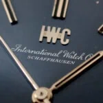 IWC クッションケース 純正ステンレスブレス Cal.854B ネイビー文字盤 1970年製
