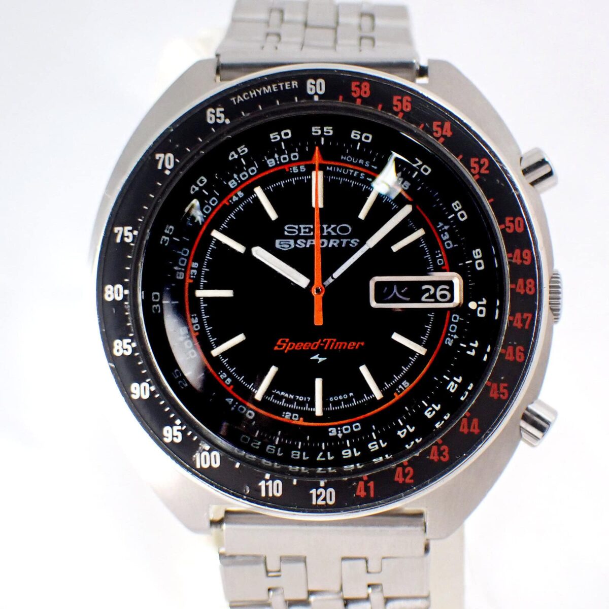 SEIKO Speed Timer Chronograph セイコー スピードタイマー ラリーメーター 7017-6050 Cal.7017A オートマチック (1971年製)