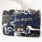 シャネル ミニ ジャージー グラフティ カメリア 20  CHANEL Jersey Graffiti Camellia 2019年製