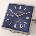 CITIZEN Auto Day Date シチズン スクエア オートデイデイト 52704-Y 1968年 ネイビーダイヤル