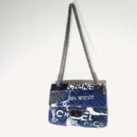シャネル ミニ ジャージー グラフティ カメリア 20  CHANEL Jersey Graffiti Camellia 2019年製