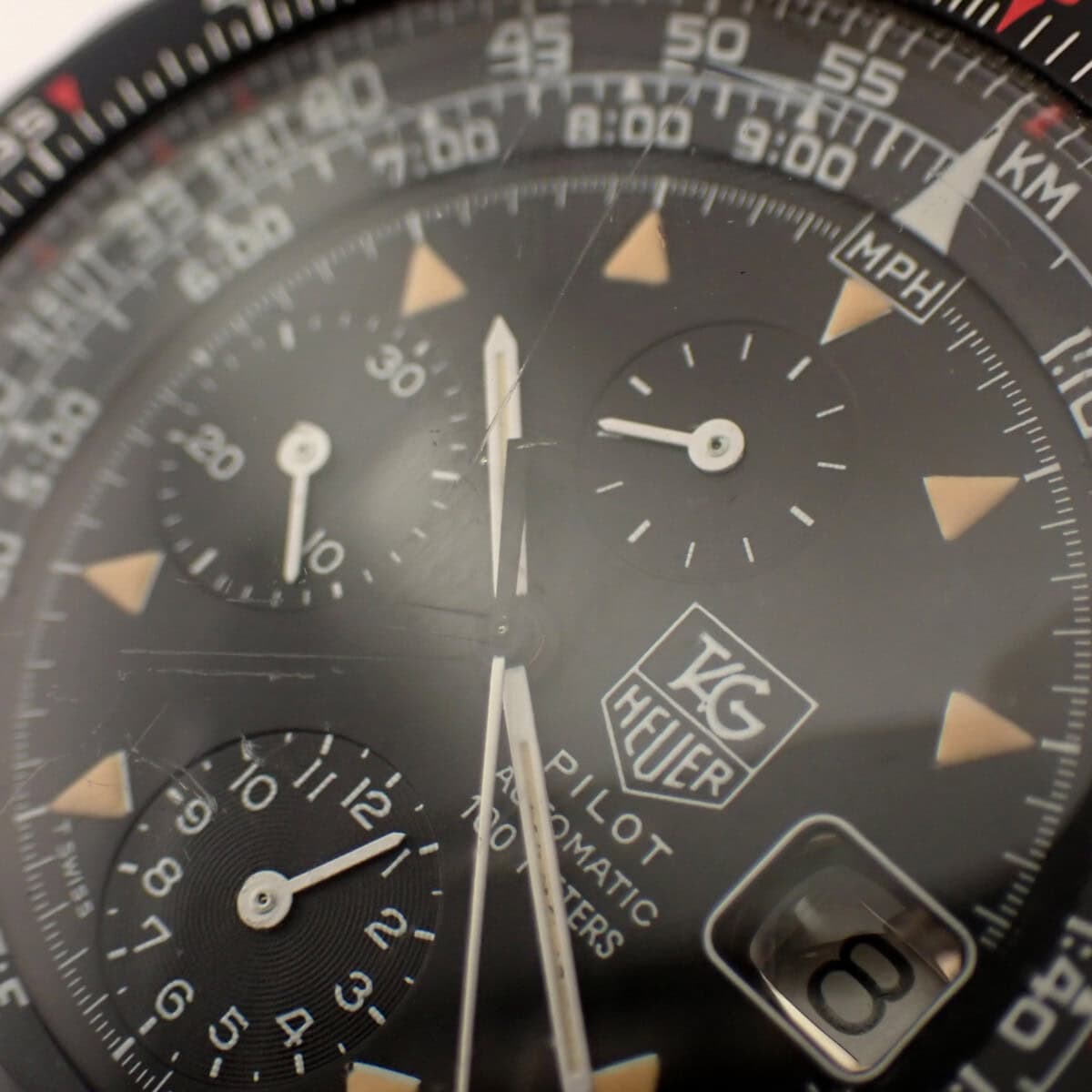 TAG Heuer タグ・ホイヤー パイロット クロノグラフ 130-206 1980年代