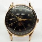 Zodiac Triple Calendar Moon Phase ゾディアック・トリカレ・ムーンフェイズ・Ref.908 Cal.1402