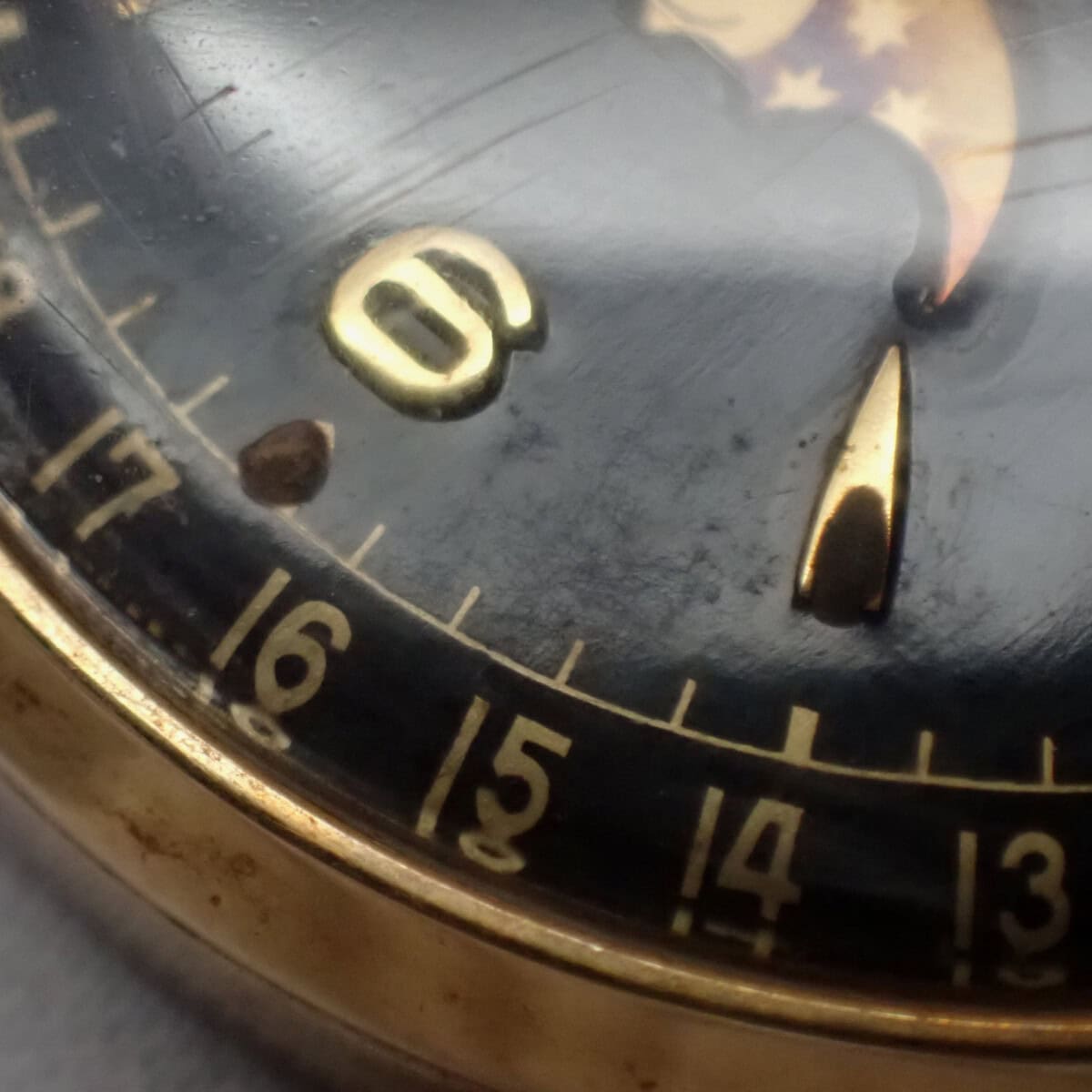 Zodiac Triple Calendar Moon Phase ゾディアック・トリカレ・ムーンフェイズ・Ref.908 Cal.1402
