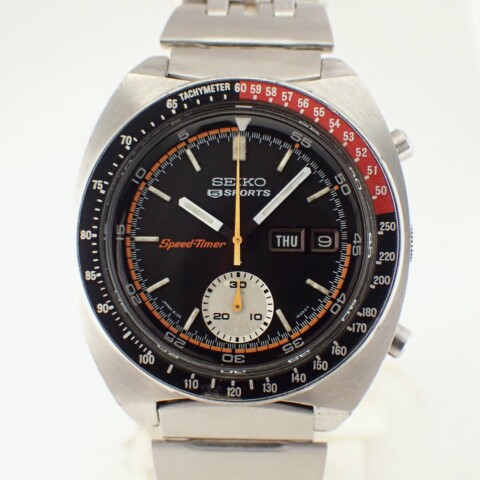 セイコー Seiko Speed Timer 5スポーツ スピードタイマー コークベゼル 1971年製 6139-6032