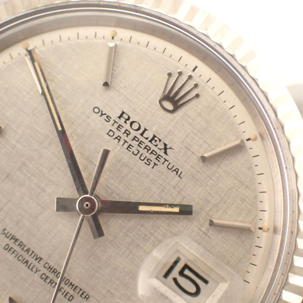 ROLEX DATEJUST ロレックス デイトジャスト 1601 SS/WG BOX ギャランティー クロノメーター証明書付き 1972年製