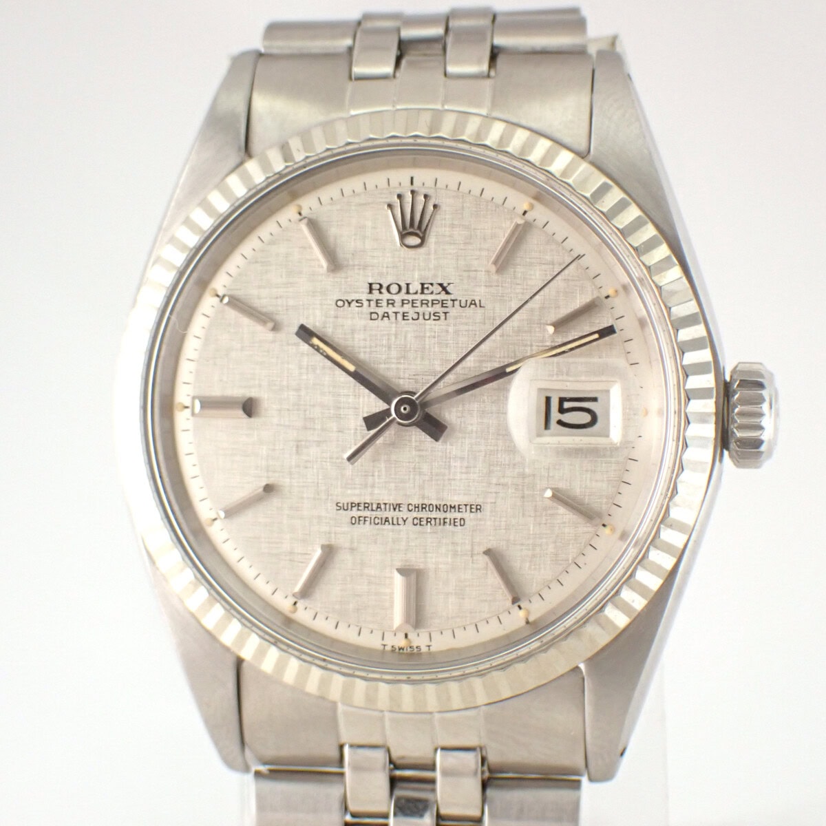 ROLEX DATEJUST ロレックス デイトジャスト 1601 SS/WG BOX ギャランティー クロノメーター証明書付き 1972年製
