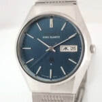 SEIKO KING QUARTZ セイコー キングクォーツ ブルー文字盤 オリジナルブレス 4823-8010 1975年製