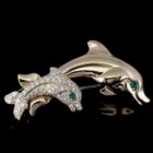 Cartier Dolphin Brooch  カルティエ ドルフィン オルフィー ブローチ メーカーメンテナンス済み