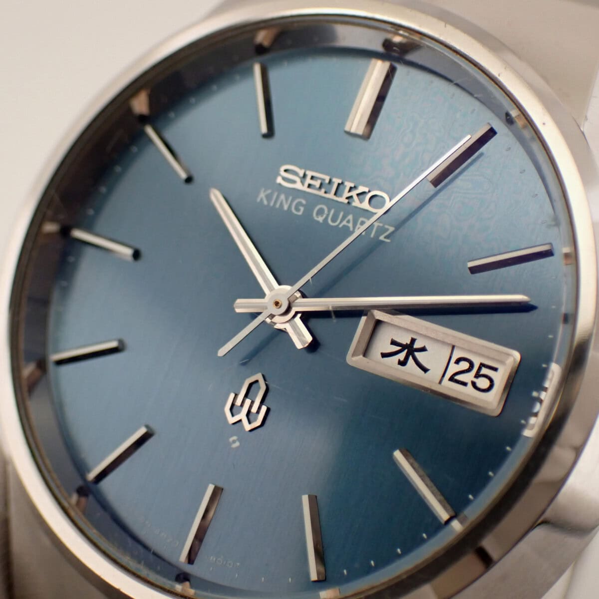 SEIKO KING QUARTZ セイコー キングクォーツ ブルー文字盤 オリジナルブレス 4823-8010 1975年製