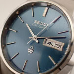 SEIKO KING QUARTZ セイコー キングクォーツ ブルー文字盤 オリジナルブレス 4823-8010 1975年製