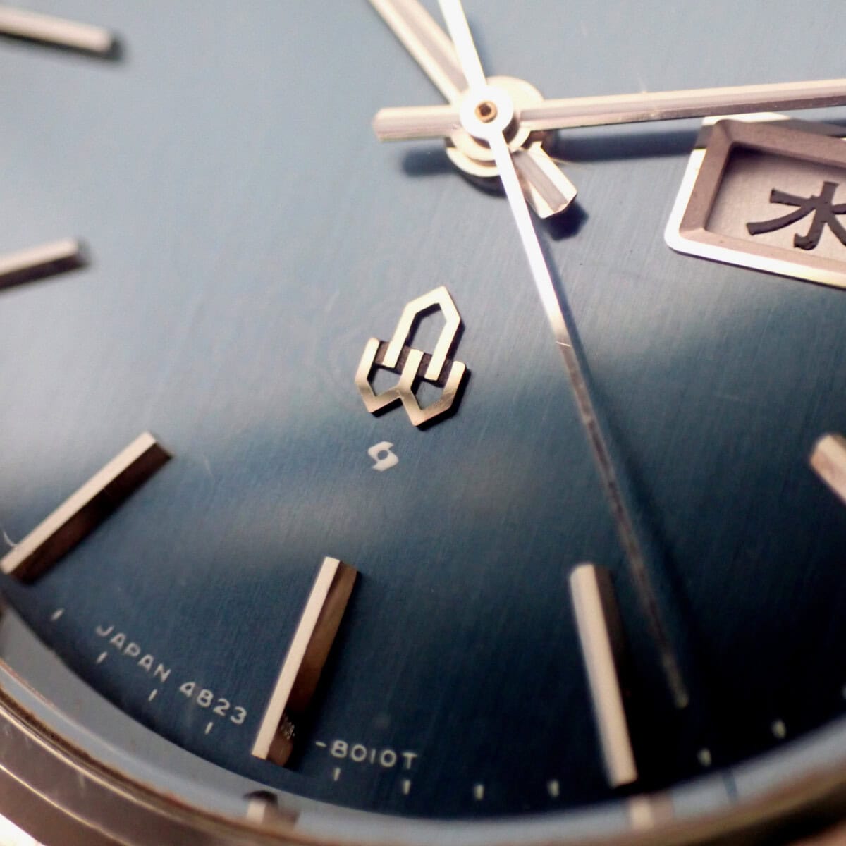 SEIKO KING QUARTZ セイコー キングクォーツ ブルー文字盤 オリジナルブレス 4823-8010 1975年製