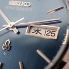 SEIKO KING QUARTZ セイコー キングクォーツ ブルー文字盤 オリジナルブレス 4823-8010 1975年製