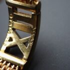 Tiffany Atlas Somerset ティファニー アトラス サマセット メッシュ リング 18K イエローゴールド 18号