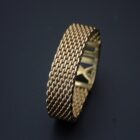 Tiffany Atlas Somerset ティファニー アトラス サマセット メッシュ リング 18K イエローゴールド 18号