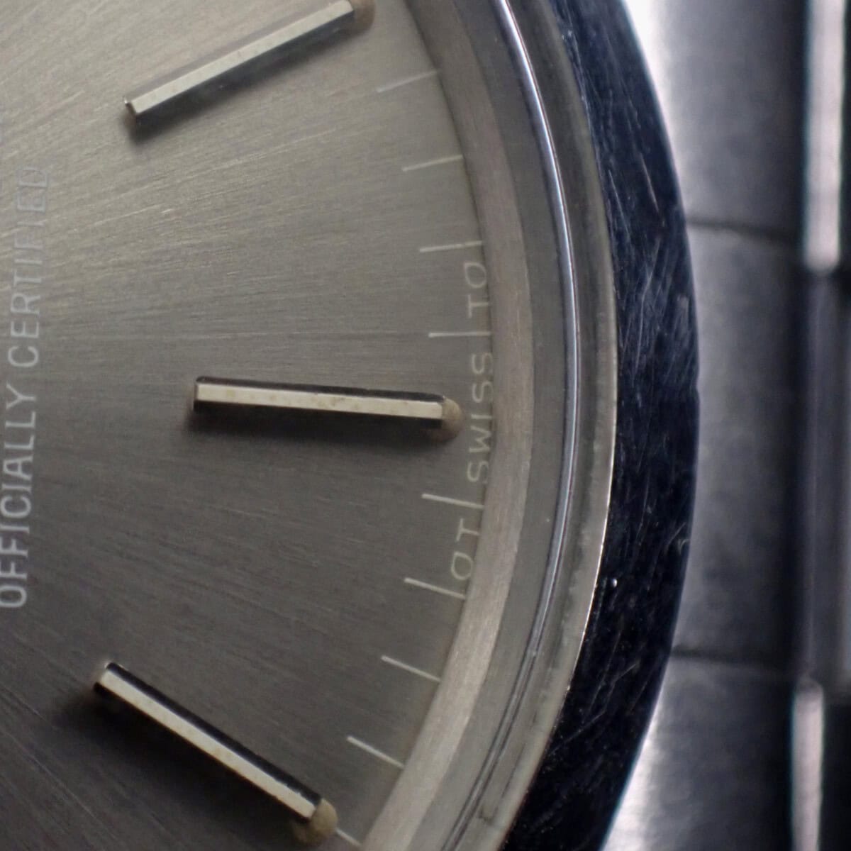 ROLEX OYSTER PERPETUAL DATE ロレックス オイスターパーペチュアル デイト グレー シグマダイヤル Ref.1500  1973年