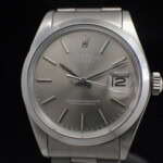 ROLEX OYSTER PERPETUAL DATE ロレックス オイスターパーペチュアル デイト グレー シグマダイヤル Ref.1500  1973年