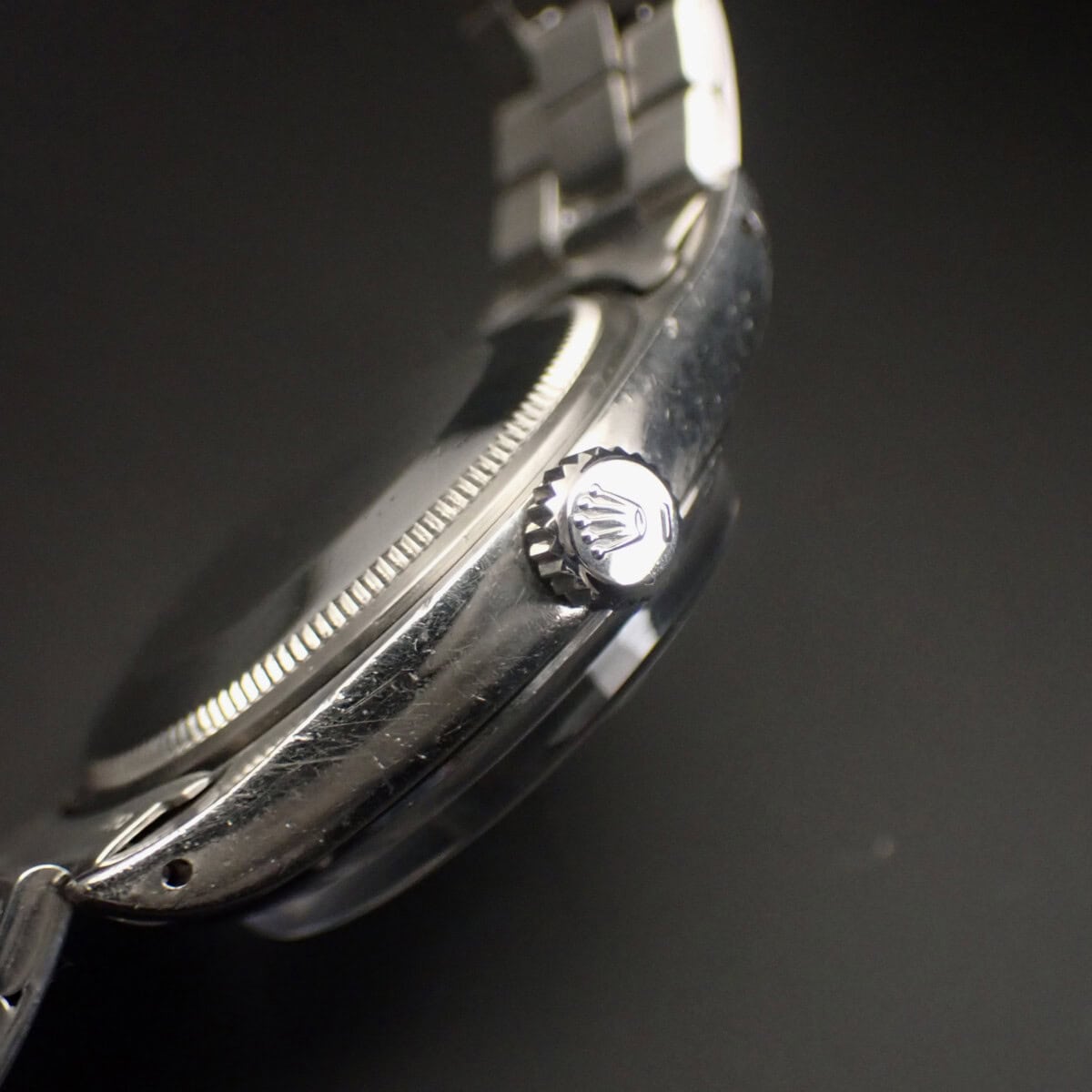 ROLEX OYSTER PERPETUAL DATE ロレックス オイスターパーペチュアル デイト グレー シグマダイヤル Ref.1500  1973年