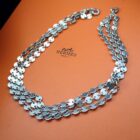Hermes Confettis Necklace エルメス コンフェッティ 3連 ネックレス SV925