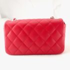 CHANEL シャネル ミニチェーンショルダー マトラッセ シルバー金具 14cm 2005年製