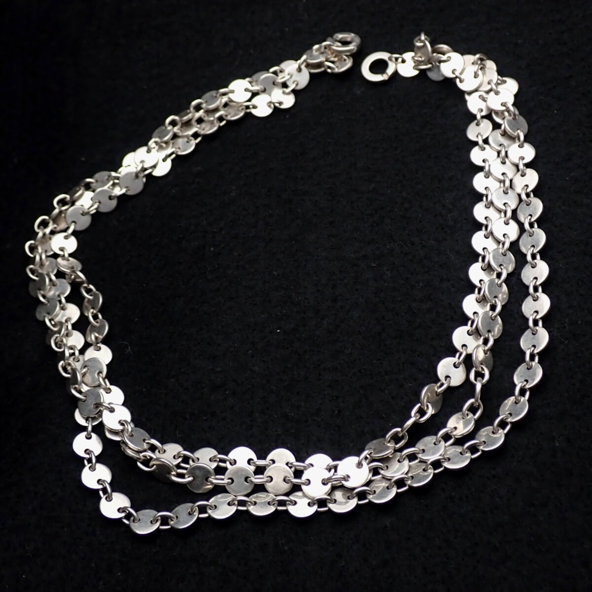 Hermes Confettis Necklace エルメス コンフェッティ 3連 ネックレス SV925